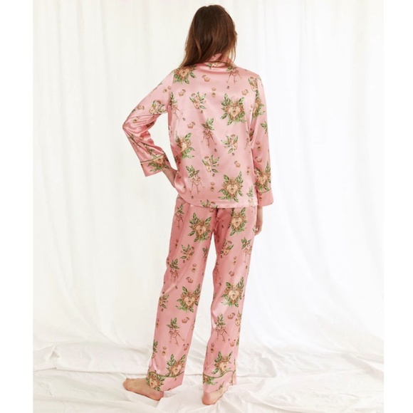 BELLA DESCANSO Biscayne Queen Bee Of Hearts PJ Set - Picture 2 of 16